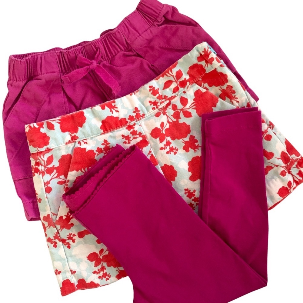 TEA & JANIE AND JACK Kids Shorts and Leggings Bundle - SZ 2T/3T